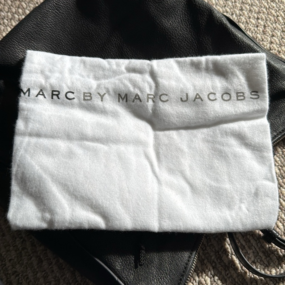 Marc by Marc Jacobs Black Leather Shoulder Crossbody Handbag Bag - Picture 8 of 11